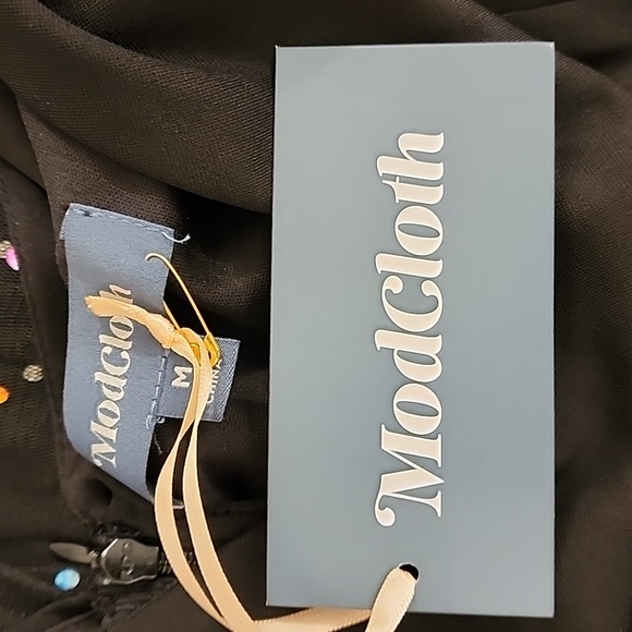 ModCloth Posh Promenade Sequin and Tulle Midi Dress size Medium NWT - Picture 8 of 13